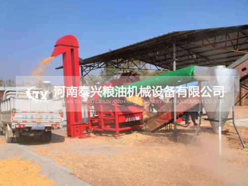 河北干濕兩用型玉米脫粒機(jī)安裝案例